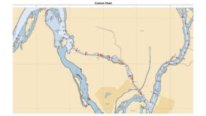 1:10,000 SCALE NOAA Custom Chart output near Waterford, New York.(Photo: USGS/NOAA)